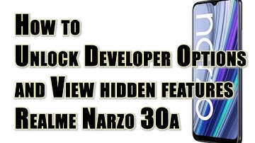 How to Unlock Developer Options & Hidden Features on Realme Narzo 30a | Developer Mode