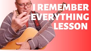Video thumbnail of "John Prine Guitar Lesson -  I Remember Everything"
