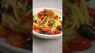 Spicy pasta puttanesca ️?