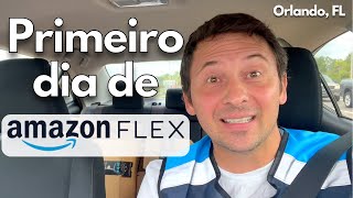 AMAZON FLEX em ORLANDO como foi o meu PRIMEIRO DIA