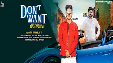 Don’t Want - (Full HD) - UV Rana Ft. Zovian-Villan’s-Westernpenduz-Punjabi Songs 2019