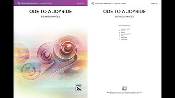 Ode to a Joyride, by Brian Balmages – Score & Sound