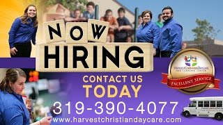 NOW HIRING: Harvest Christian Daycare