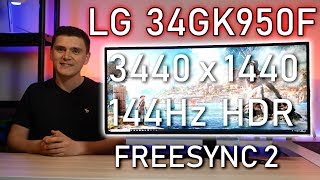 THE ULTIMATE ULTRAWIDE GAMING MONITOR?! - LG 34GK950F 144Hz, FREESYNC 2, HDR