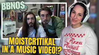 MOISTCR1TIKAL IS IN A MUSIC VIDEO!? | REACTION | bbno$ - lil' freak (official lyric/dance video)