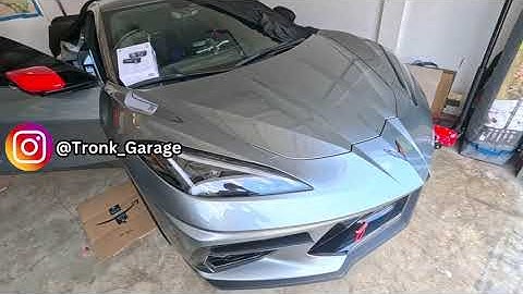 How to install a dash cam on a Corvette c8