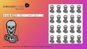 The Array Feature in the Mirror Merge Tool is Perfect for Badges.