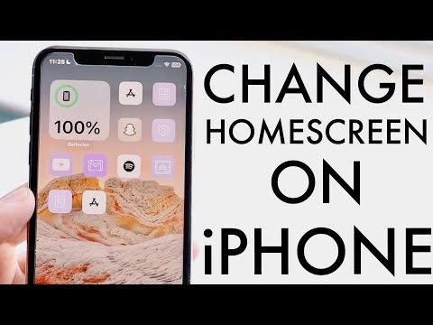 Video: Hvordan ændrer jeg layoutet på min iPhone?
