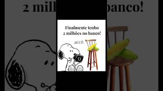 SNOOPY CHEIO DO DINHEIRO 💴 #new #funny #comedy #snoopy #money #memes #shorts