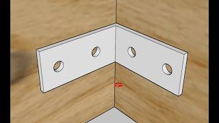 How to make Corner Brackets for Woodworks - SketchUp Tips and Tricks