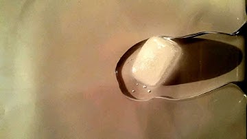 Ice Cube melting in Time Lapse (HD)
