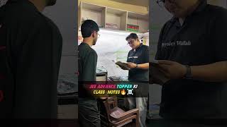 JEE advance Topper notes🔥☠️#shorts#physicswallah #alakhsir#rajwantsir#motivation#viral#sachinsir#pw