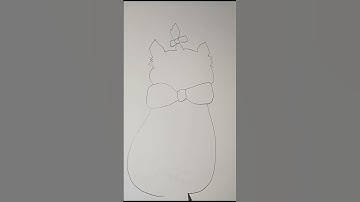 "Cute Cat Drawing Tutorial | Easy Pencil Sketch for Beginners" #easydrawing #pencilsketch #cutecats