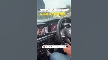 Tuned Virtus Gt| Launch control activated #viral #car #dragrace #volkswagen #youtube #best #delhi 🏁