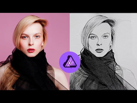 Turn Your Photo into Sketch in Affinity Photo | Pencil Sketch Effect Tutorial
