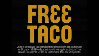 Taco Bell - Black Jack Taco Commercial (2009)