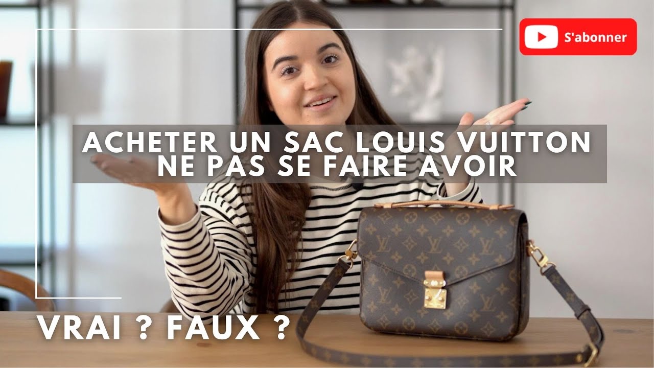Fais la distinction entre un vrai et un faux Louis Vuitton - kama's choice