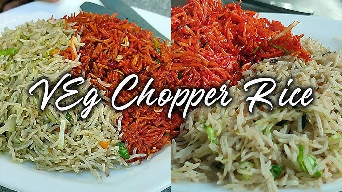 Chicken Chopper Rice with Gravy recipe  Restaurant style chopper rice by  Mehmooda 