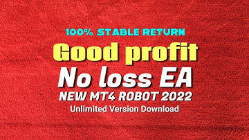 Good Profit No Loss EA - Back-TEST & Unlimited Version Download