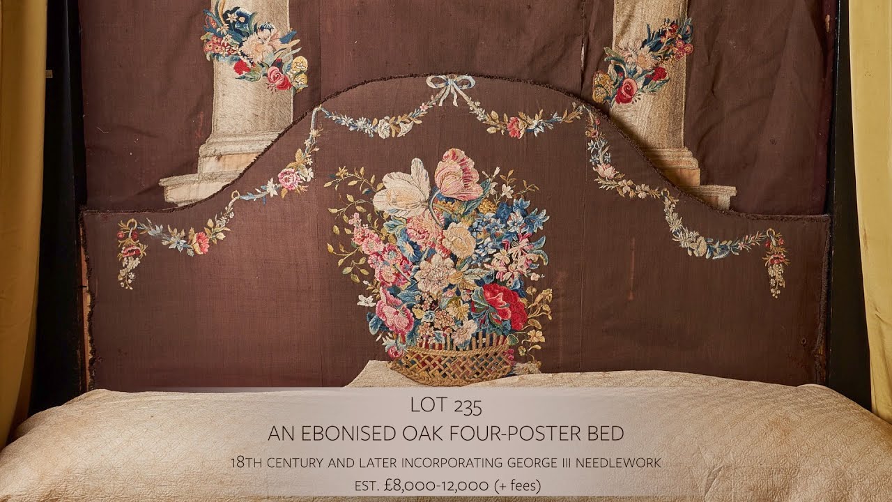 WESTON HALL & THE SITWELLS - A REMARKABLE COLLECTION of 18th CENTURY NEEDLEWORK FURNITURE