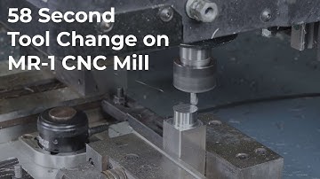 Under 60 Second Tool Change on the MR-1 CNC Gantry Mill - 