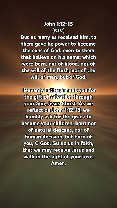 Born Of God A Prayer Inspired By John 1 12 13 KJV Very born-of-god-a-prayer-inspired-by-john-1-12-13-kjv-very