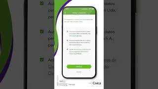 Proceso de registro App Cívica screenshot 1