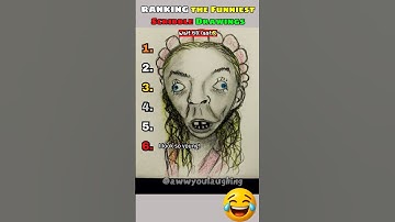 🤣Ranking the BEST Scribble Drawing ever!#ranking #funny #drawing #memes #top