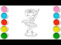 Ballerina Cappuccina Drawing, Painting &amp; Coloring For Kids and Toddlers_ Child Art