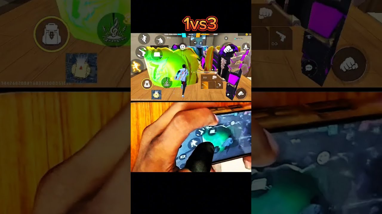 I Survived A 1vs3 With Only 4 Fingers