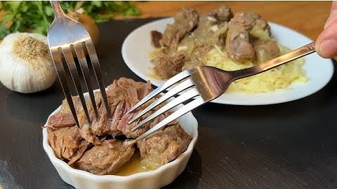 Эта ГОВЯДИНА  просто тает во рту! ВКУСНЕЙШАЯ томленая говядина | Очень просто и Вкусно