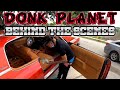 DonkplanetliveBTS: spotemgottem using 1973 chevy impala donk in music video