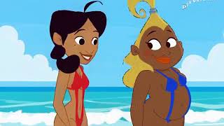 The Proud Family Louder And Prouder - Penny And Dijonay In Their Slingshot Swimsuits
