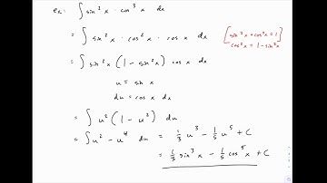 Calculus 2: 53 - Process for integrating powers of sine and cosine