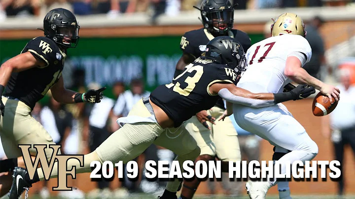 Justin Strnad 2019 Season Highlights | Wake Forest...