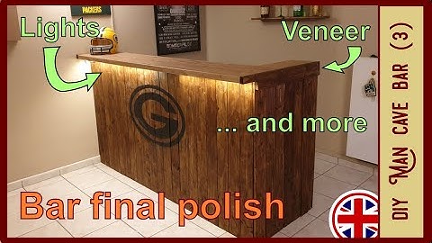 Homemade bar for your Man Cave (Part 3) | DIY bar