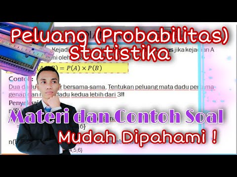 Peluang ( probabilitas ) - peluang statistika materi dan contoh soal