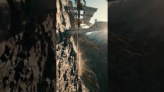 How a Mountain Road Comes Back to Life#infrastructure #constructiontimelapse