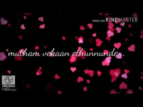 Kannam Thumbi Poramo.😍 lyrics😍whats app status | Best Love status.