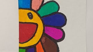 Easy drawing for kids 🏵️😍 | Kids tutorial #artforkids #kids #kidsvideo #drawingforkids #kidslearning