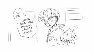 Trunks X Mai | Holding Hands (DBZ Comic Dub)