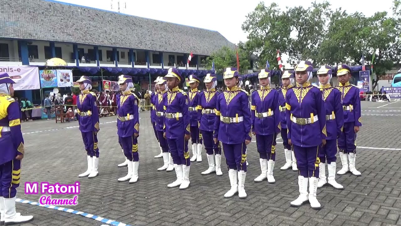 PASKIBRA SMP N 1 Kersana Brebes team A dalam event DEWARUCI 2022