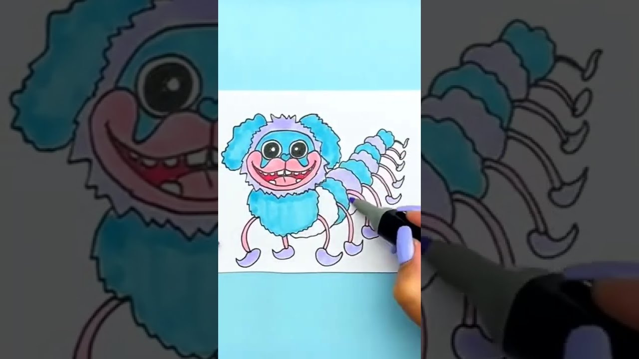 Pj Pug-a-Pillar from poppy playtime:chapter 2 drawing - video Dailymotion