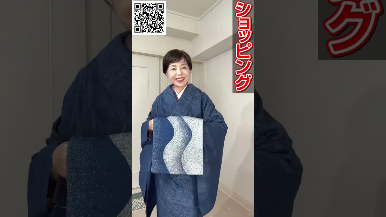 本草木藍染訪問着 ペーズリー | 最高級着物選びのお手伝い 個性と