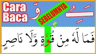 CARA BACA WAU TASYDID YANG TIDAK DIDAHULUI NUN SUKUN ATAU TANWIN BELAJAR TAJWID
