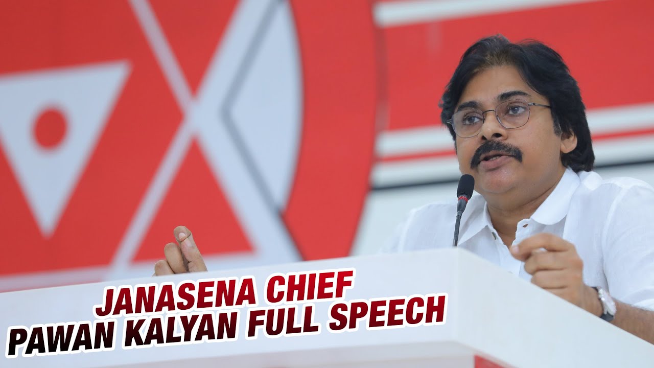 FULL HD | JanaSena Chief Sri #PawanKalyan Full Speech | JanaSena ...