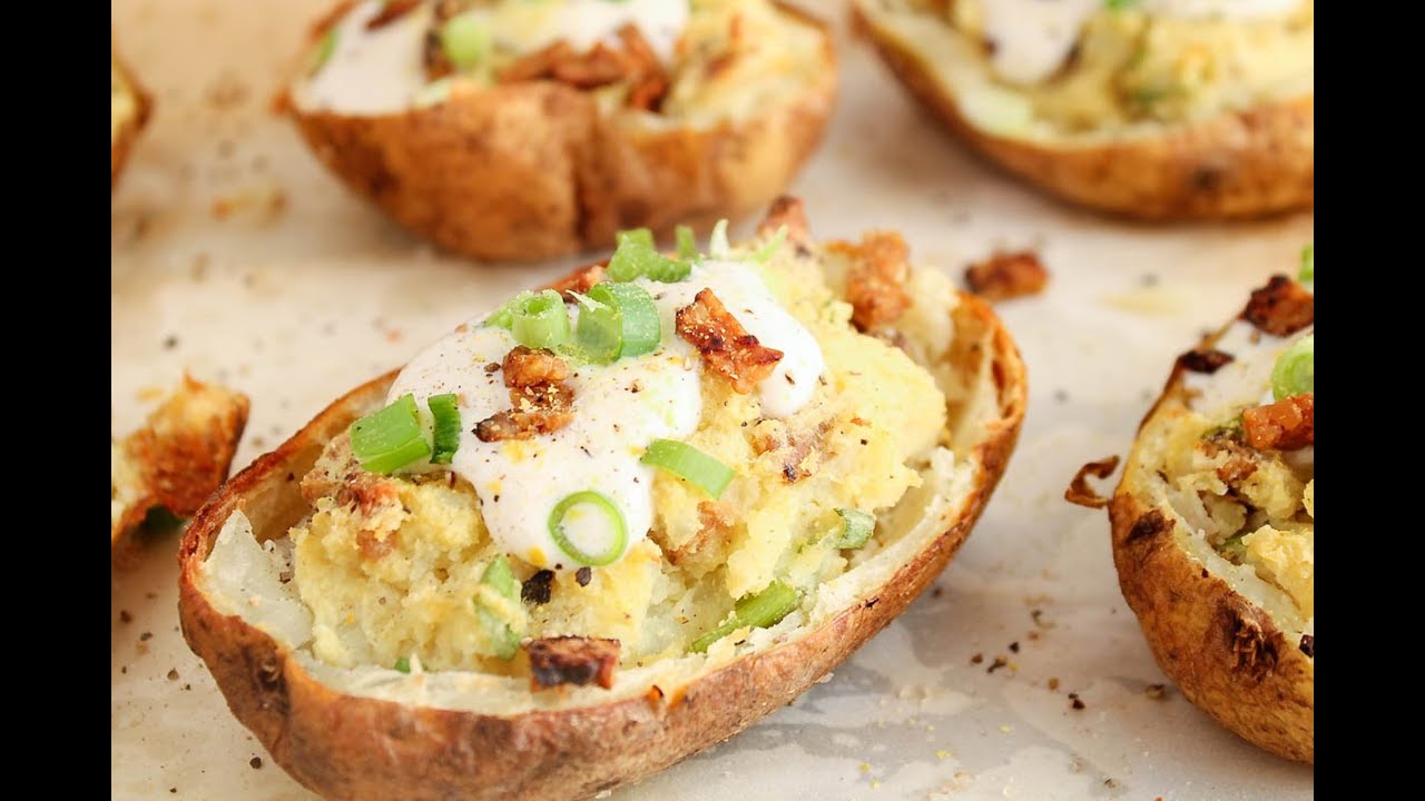 Vegan Twice Baked Potatoes YouTube