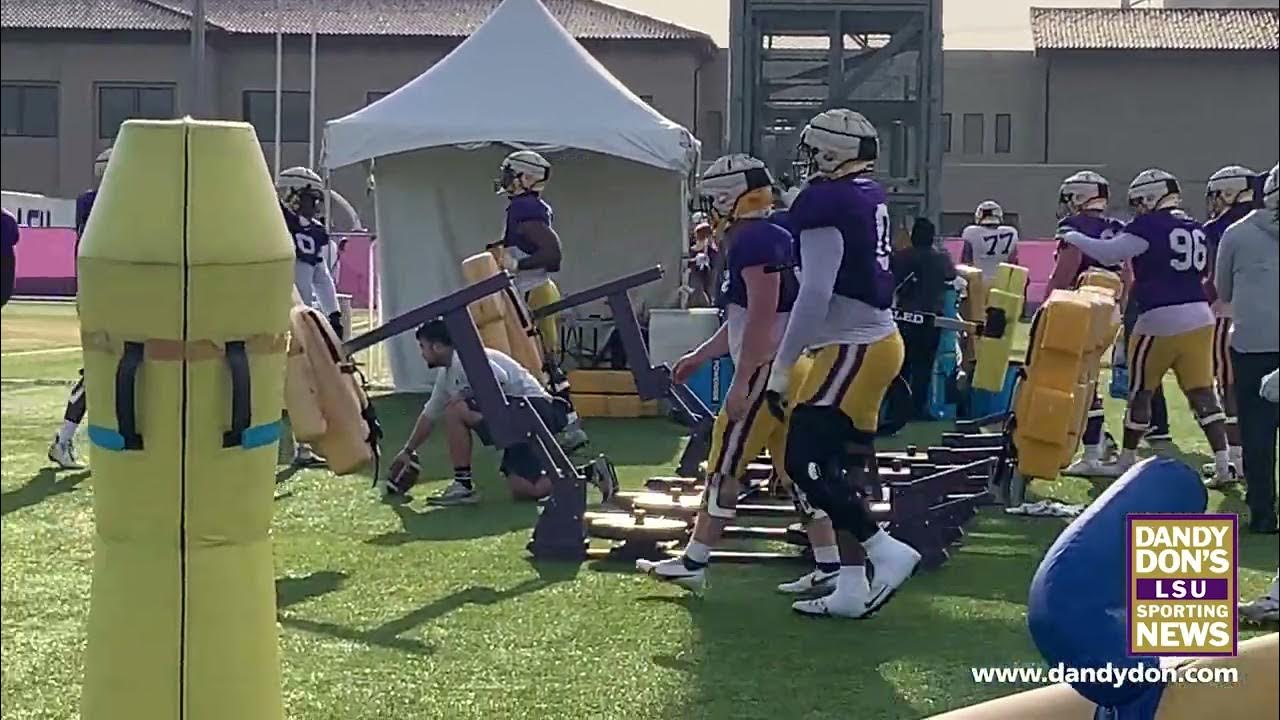 LSU Football Spring Practice — April 18, 2023 YouTube