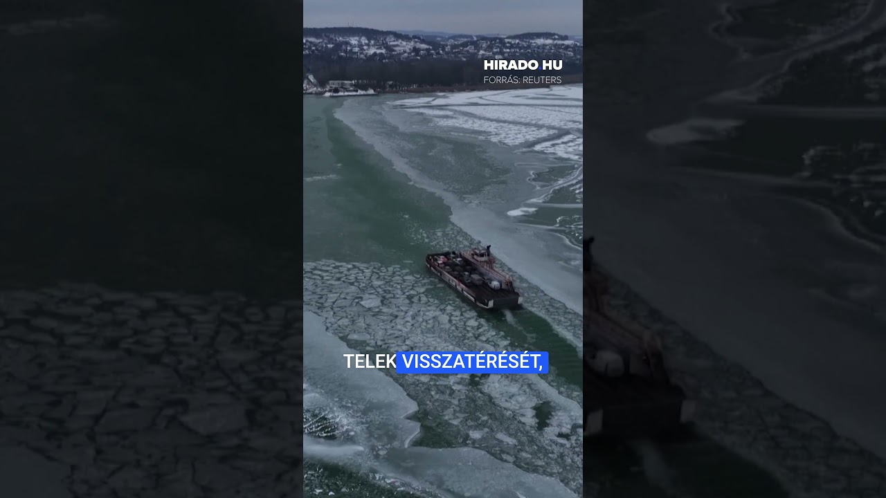 Kilenc &eacute;v ut&aacute;n &uacute;jra szinte teljesen befagyott a Balaton
