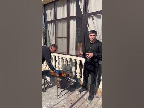 Готовим Парасенка на вертеле 😍 #сергопудра #парасенок #вертел # ...